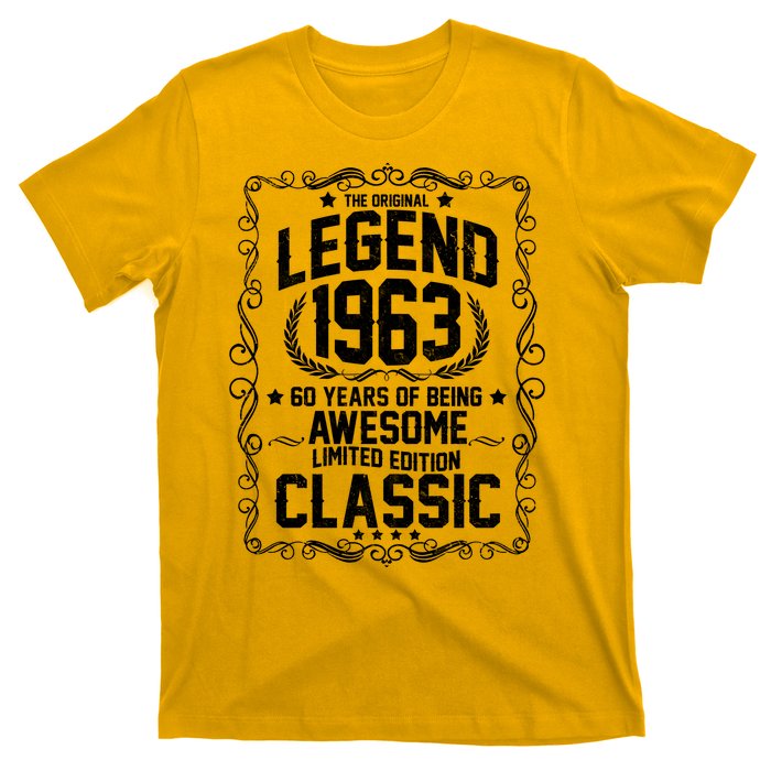 The Original Legend 1963 60th Birthday T-Shirt