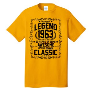 The Original Legend 1963 60th Birthday Tall T-Shirt