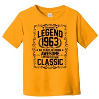 The Original Legend 1963 60th Birthday Toddler T-Shirt