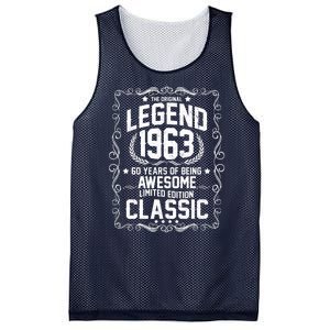 The Original Legend 1963 60th Birthday Mesh Reversible Basketball Jersey Tank