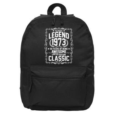 The Original Legend 1973 50th Birthday 16 in Basic Backpack