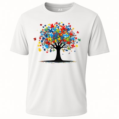 Tree Of Life Autism Awareness Day Autistic  Women Performance Shirt