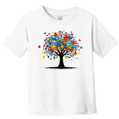Tree Of Life Autism Awareness Day Autistic  Women Toddler T-Shirt