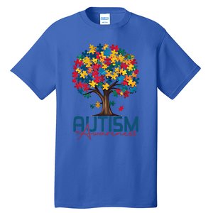 Tree Of Life Autism Awareness Month Funny Asd Supporter Gift Tall T-Shirt