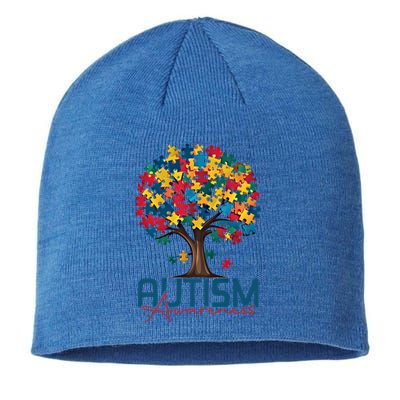 Tree Of Life Autism Awareness Month Funny Asd Supporter Gift Sustainable Beanie