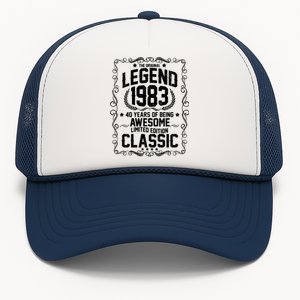 The Original Legend 1983 40th Birthday Trucker Hat