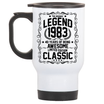 The Original Legend 1983 40th Birthday Stainless Steel Travel Mug