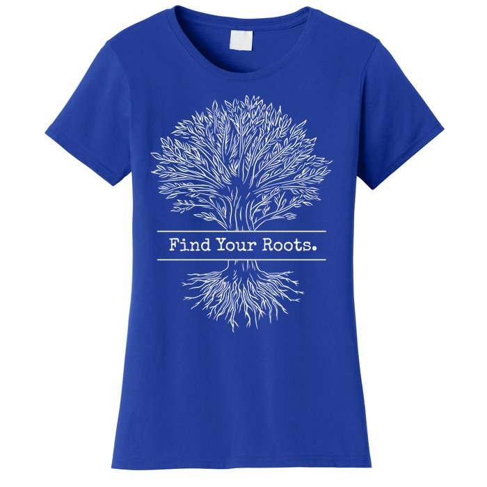 Tree Of Life Meditation Find Your Roots Spiritual Yoga Zen Meaningful Gift Women's T-Shirt