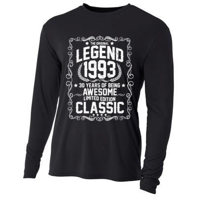 The Original Legend 1993 30th Birthday Cooling Performance Long Sleeve Crew