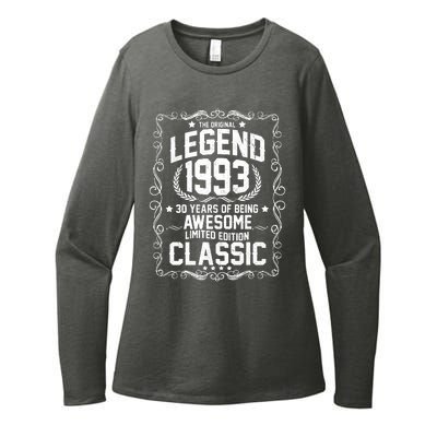 The Original Legend 1993 30th Birthday Womens CVC Long Sleeve Shirt