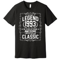 The Original Legend 1993 30th Birthday Premium T-Shirt