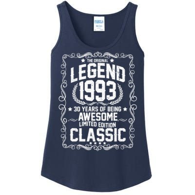 The Original Legend 1993 30th Birthday Ladies Essential Tank