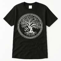 Tree Of Life With Om Symbol Yoga Zen Meditation Spiritual Tall T-Shirt