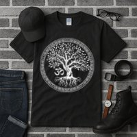 Tree Of Life With Om Symbol Yoga Zen Meditation Spiritual Tall T-Shirt
