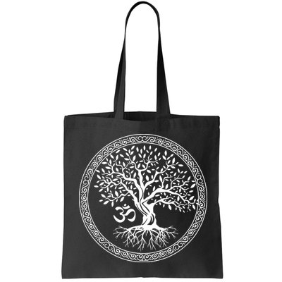 Tree Of Life With Om Symbol Yoga Zen Meditation Spiritual Bag