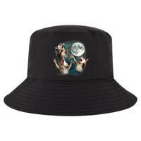 Three Opposum Moon 3 Possum Dead Moon Weird Cursed Meme Cool Comfort Performance Bucket Hat