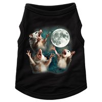 Three Opposum Moon 3 Possum Dead Moon Weird Cursed Meme Doggie Tank