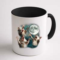 Three Opposum Moon 3 Possum Dead Moon Weird Cursed Meme Mug