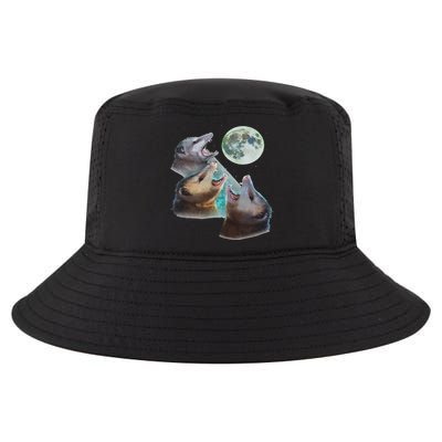 Three Opposum Moon With 3 Possums And Dead Moon  Cool Comfort Performance Bucket Hat
