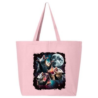 Three Opossum Moon | 3 Possum Moon Funny Weird Cursed Meme 25L Jumbo Tote