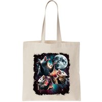 Three Opossum Moon | 3 Possum Moon Funny Weird Cursed Meme Bag