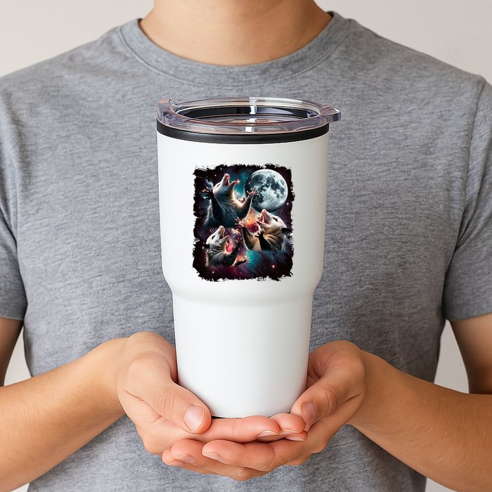 Three Opossum Moon | 3 Possum Moon Funny Weird Cursed Meme Tumbler