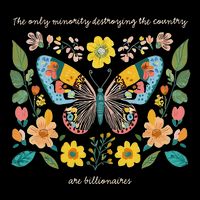 The Only Minority Destroying This Country Are Billionaires Cooling Performance Crew T-Shirt