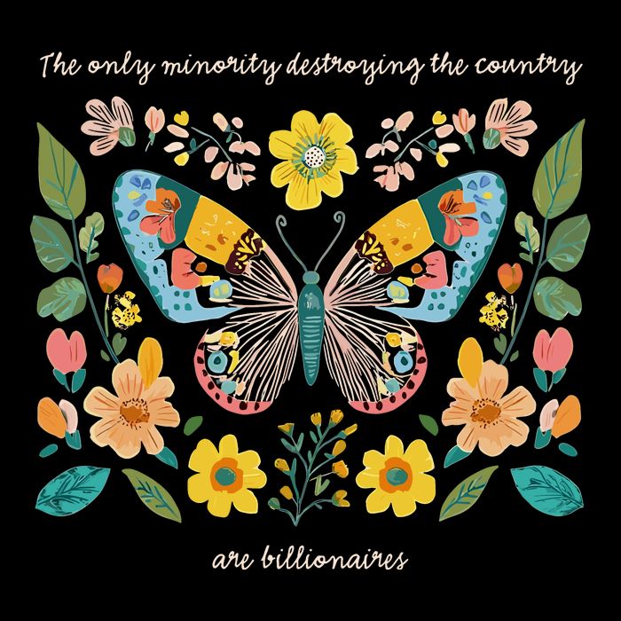 The Only Minority Destroying This Country Are Billionaires Cropped Pullover Crew