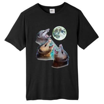 Three Opposum Moon With 3 Possums And Dead Moon Costume Tall Fusion ChromaSoft Performance T-Shirt