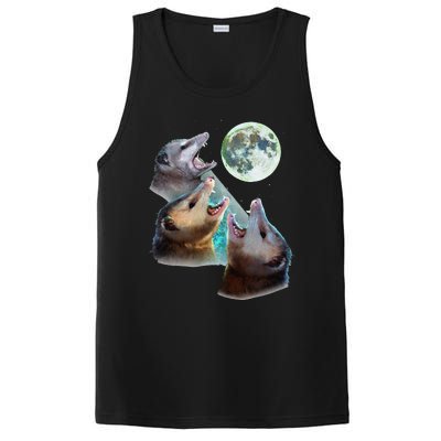 Three Opposum Moon With 3 Possums And Dead Moon Costume PosiCharge Competitor Tank