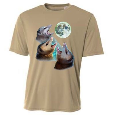 Three Opposum Moon With 3 Possums And Dead Moon Costume Cooling Performance Crew T-Shirt