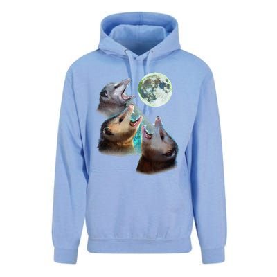 Three Opposum Moon With 3 Possums And Dead Moon Costume Unisex Surf Hoodie