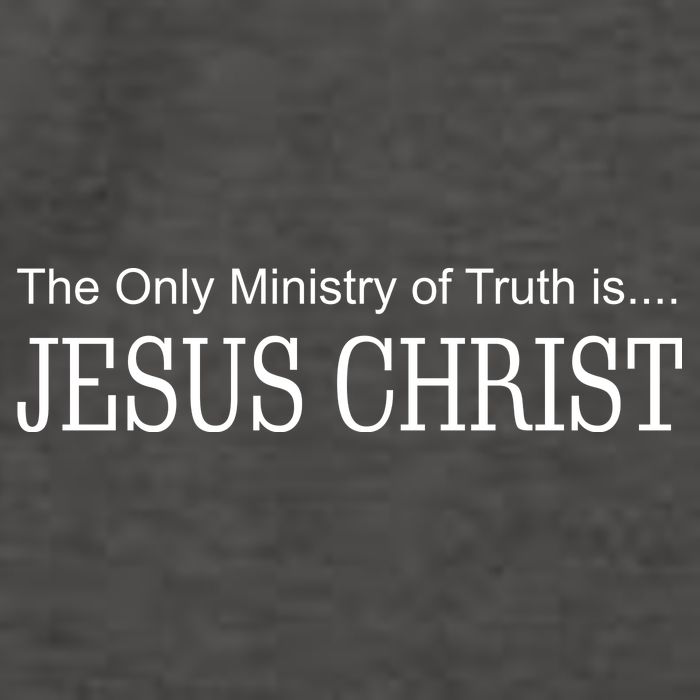The Only Ministry Of Truth Is Jesus Christ Vector Backpack