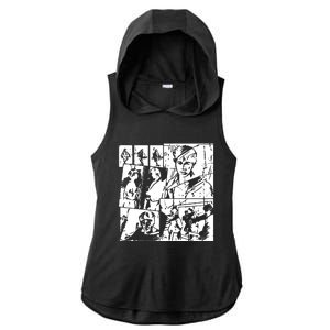 Take On Me A Ha Fashion Fashion Pop Ladies PosiCharge Tri-Blend Wicking Draft Hoodie Tank