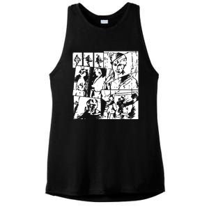 Take On Me A Ha Fashion Fashion Pop Ladies PosiCharge Tri-Blend Wicking Tank