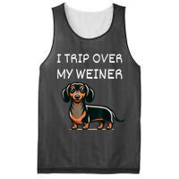 Tripping Over My Weiner Funny Dachshund Doxie Weiner Gift Mesh Reversible Basketball Jersey Tank