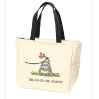 Tread On Me Daddy Snake Funny Saying Humor Zip Tote Bag