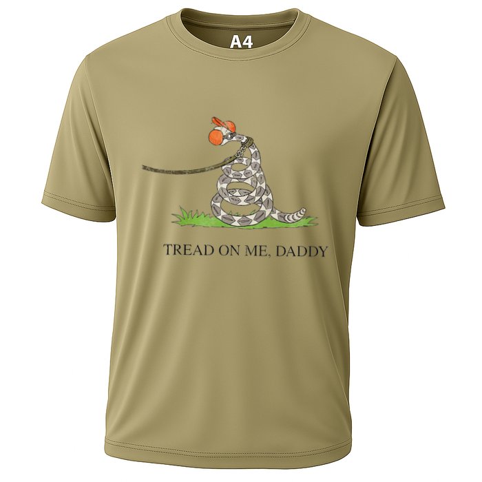 Tread On Me Daddy Snake Funny Saying Humor Cooling Performance Crew T-Shirt