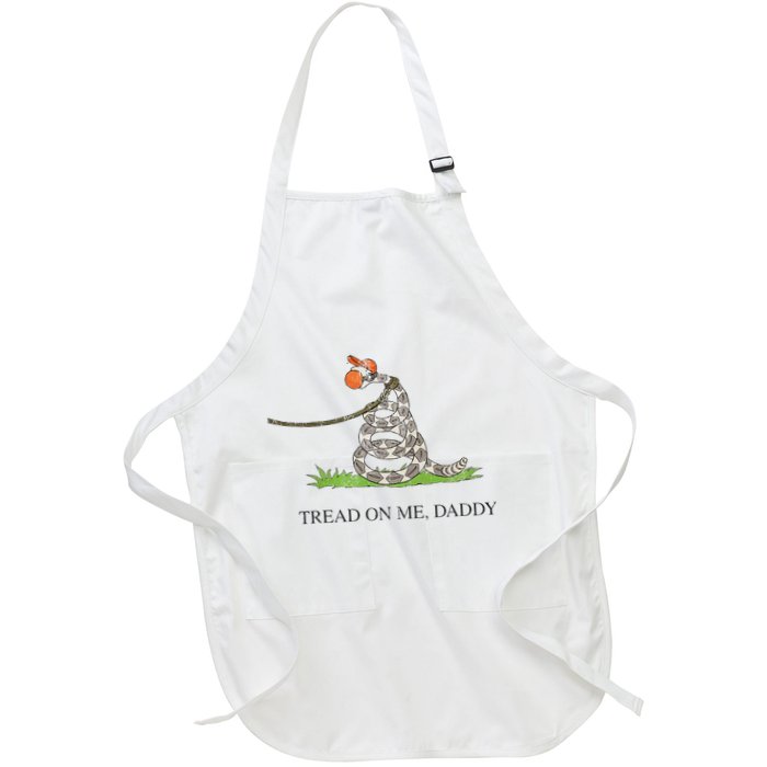 Tread On Me Daddy Snake Funny Saying Humor Apron