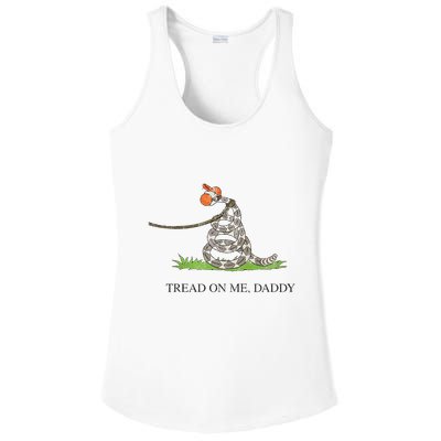 Tread On Me Daddy Snake Funny Saying Humor Ladies PosiCharge Competitor Racerback Tank