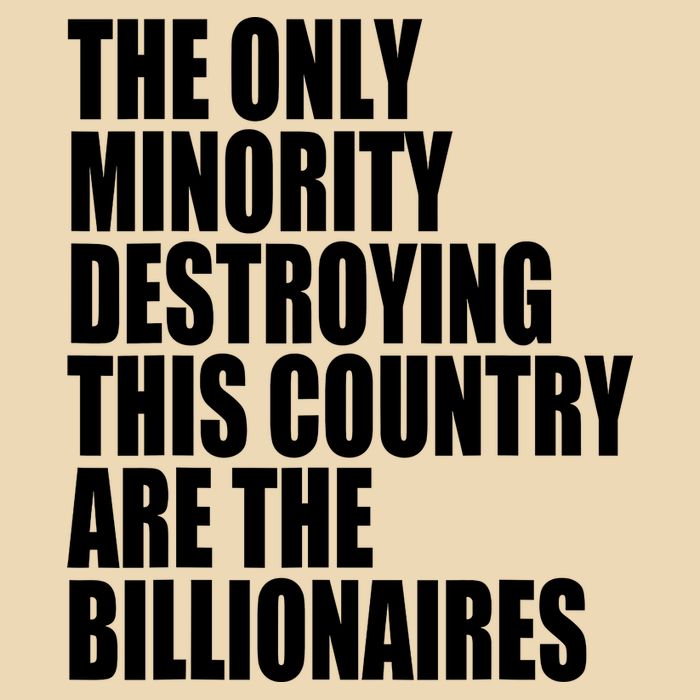 The Only Minority Destroying This Country Are Billionaires Zip Tote Bag
