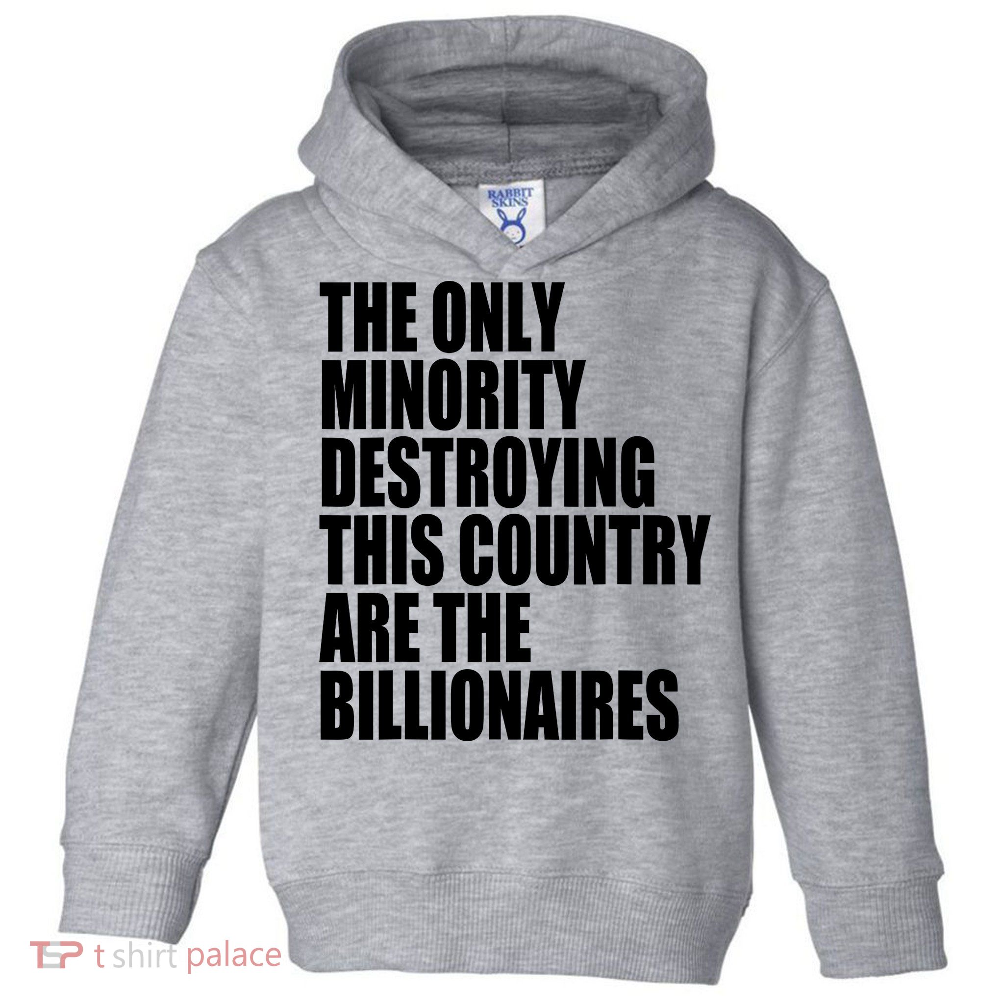 The Only Minority Destroying This Country Are Billionaires Toddler Hoodie