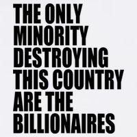 The Only Minority Destroying This Country Are Billionaires Golf Towel