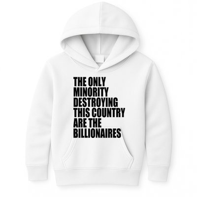 The Only Minority Destroying This Country Are Billionaires Kids Hoodie