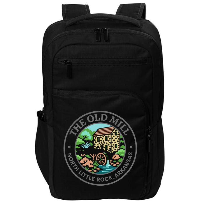 The Old Mill In North Little Rock Arkansas Impact Tech Backpack