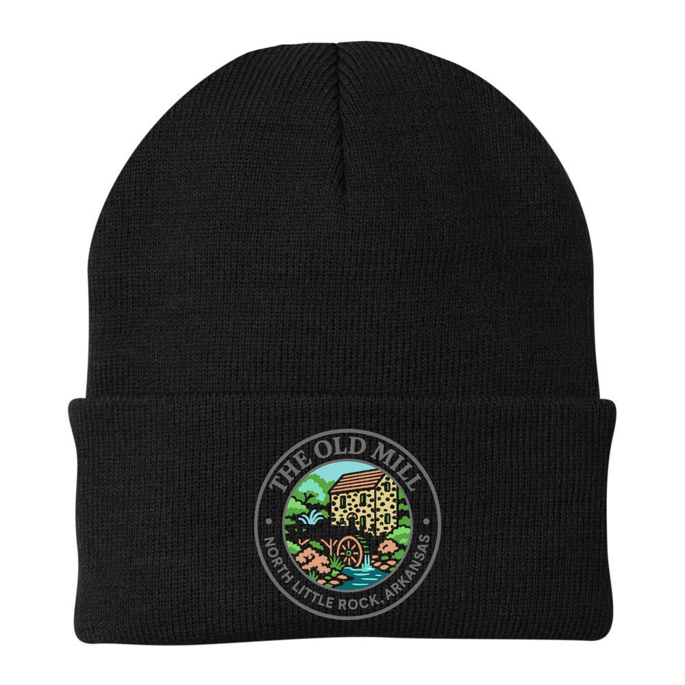 The Old Mill In North Little Rock Arkansas Beanie