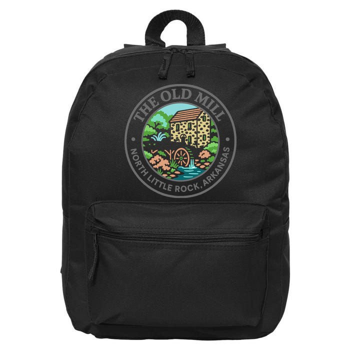 The Old Mill In North Little Rock Arkansas 16 in Basic Backpack