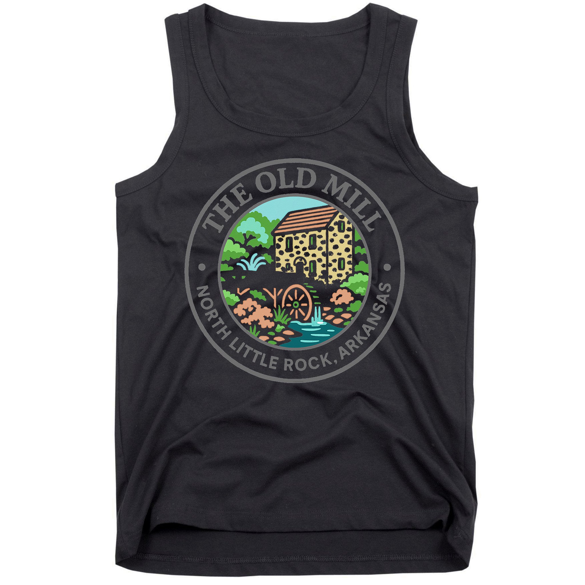 The Old Mill In North Little Rock Arkansas Tank Top