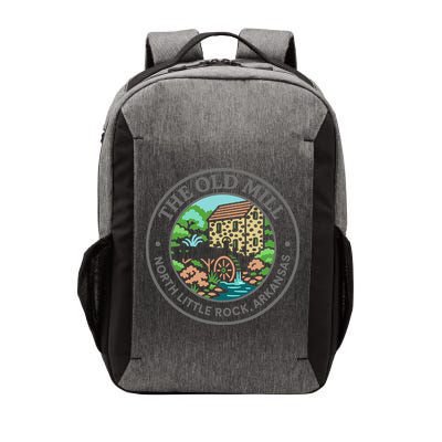The Old Mill In North Little Rock Arkansas Vector Backpack