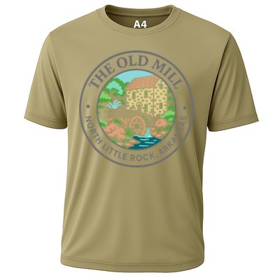 The Old Mill In North Little Rock Arkansas Cooling Performance Crew T-Shirt
